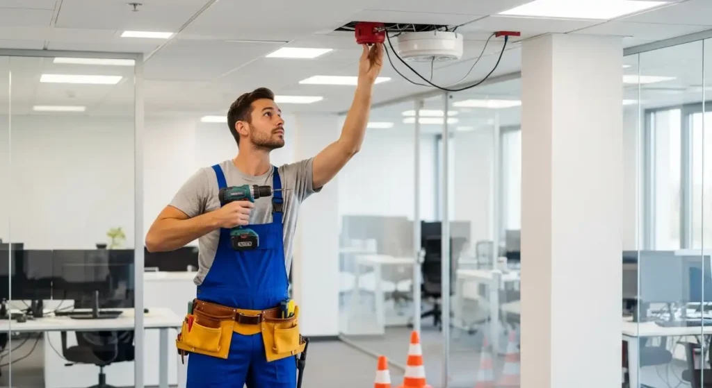 fire alarm electrician